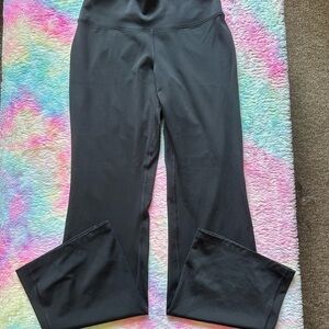 NWOT PINK Victoria secret active Black Flared Yoga Pants